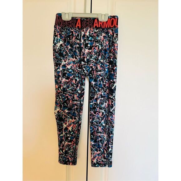Under Armour HeatGear Crop Leggings - Girls - Picture 2 of 8